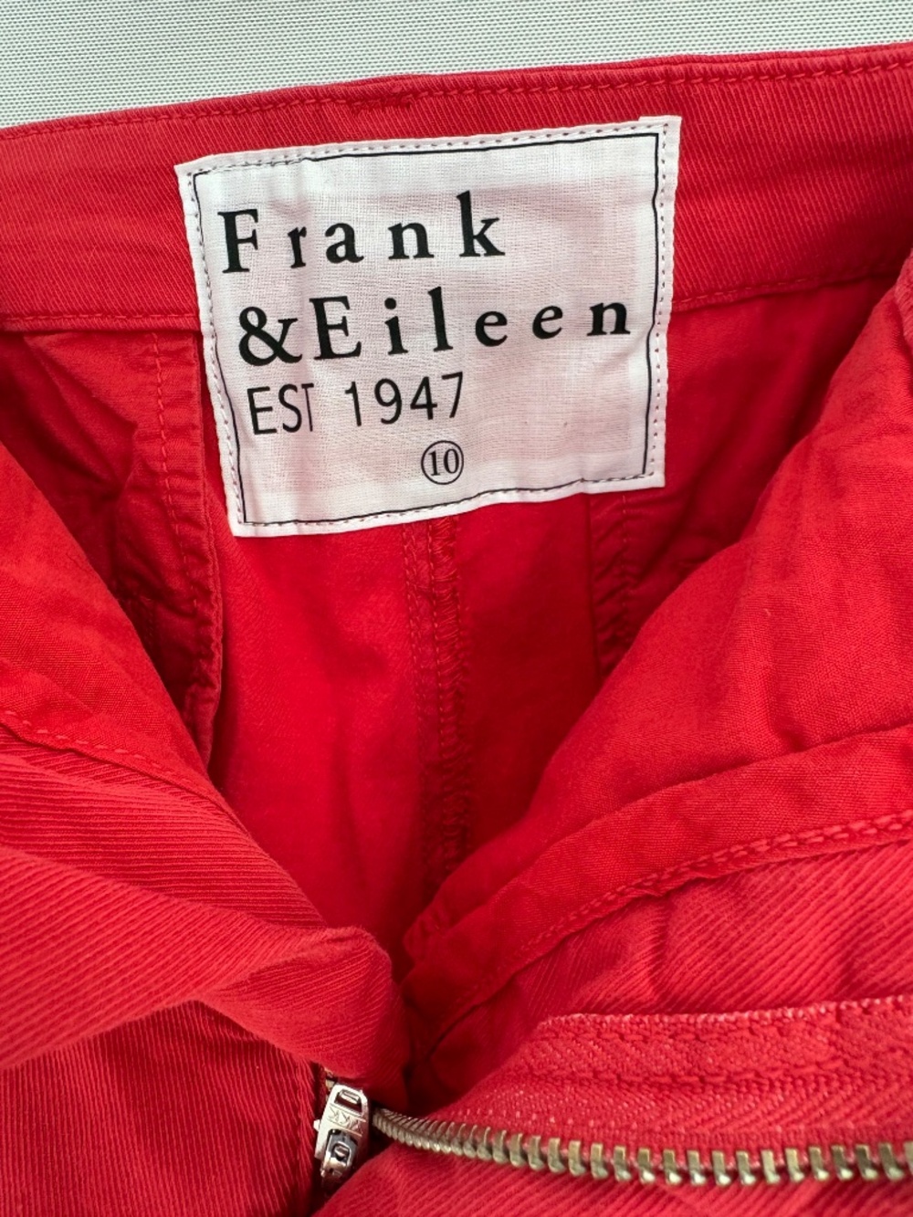 Frank & Eileen Wicklow Italian Chino Pants - Double Decker Red 10